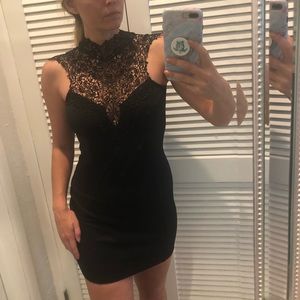 Foreign Exchange Black mini Dress